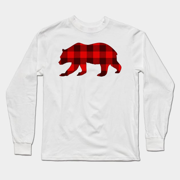 Christmas bear Long Sleeve T-Shirt by rayanammmar